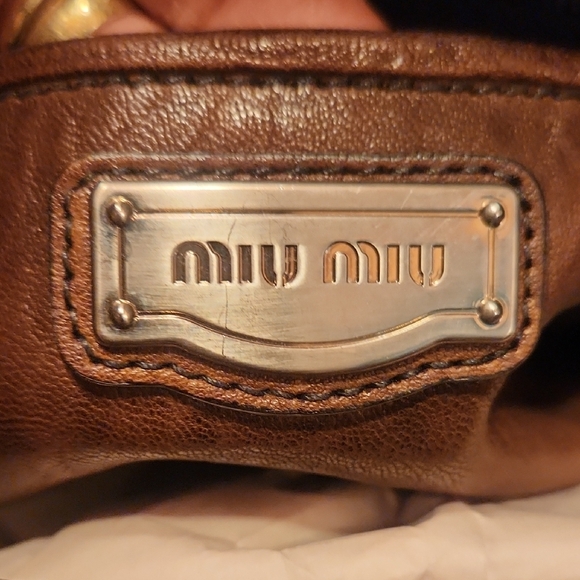 Miu Miu Brown Leather Briefcase with Vintage Appeal - Picture 6 of 10